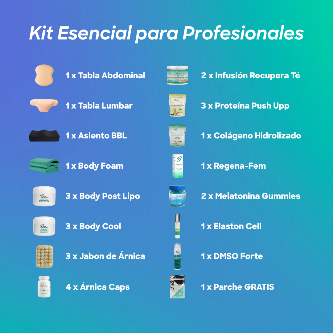 KIT ESENCIAL PARA PROFESIONALES | Recuperación Premium y Soporte Físico